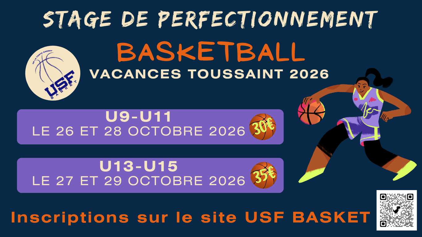 Stage d'entrainement - Vacances de La Toussaint 2026